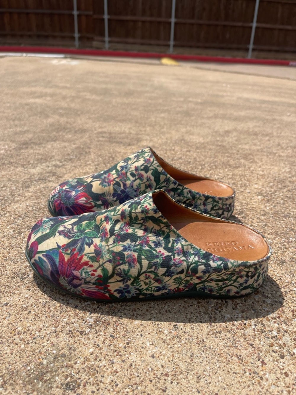 Keiko Nishiyama FitFlop Floral Clogs